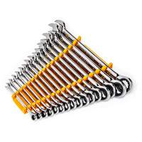 90-Tooth 12 Point Wrench Set, Ratcheting Combination, 16 Pieces, Metric Industrial Sales