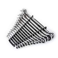 90-Tooth 12 Point SAE Wrench Set, Ratcheting Combination, 14 Pieces, Imperial Industrial Sales