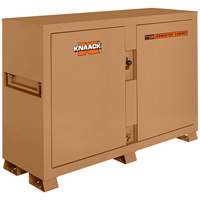 Model 129 Bin Storage Cabinet with Padlock, Steel, 48 Cubic Feet, Tan Industrial Sales