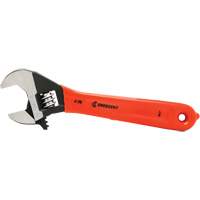 Adjustable Wrench, 4" L, 1/2" Max Width, Black Oxide Industrial Sales