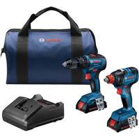 2-Tool Combo Kit, Lithium-Ion, 18 V Industrial Sales