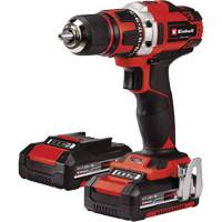 Cordless Drill/Driver Kit, Lithium-Ion, 18 V, 1/2" Chuck, 354 in-lbs Torque Industrial Sales