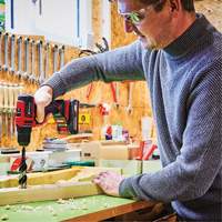 Cordless Drill/Driver Kit, Lithium-Ion, 18 V, 3/8" Chuck, 354 in-lbs Torque Industrial Sales