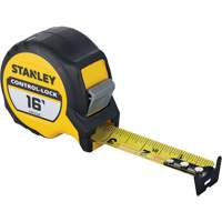 CONTROL-LOCK Tape Measure, 25 mm x 16', Imperial Graduations Industrial Sales