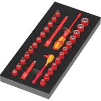 Insert en mousse pour jeu avec cliquet 8007 A VDE Zyklop VDE 1, 1000 V, 30 M Industrial Sales