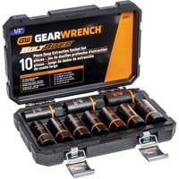 Bolt Biter Extraction Socket Set, 10 Pcs, Impact, 1/2" Drive Size, Deep Industrial Sales