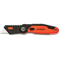 Folding Utility Knife, 1" Blade, Steel Blade, Aluminum Handle Industrial Sales