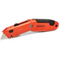 Retractable Knife, Steel, Aluminum Handle Industrial Sales