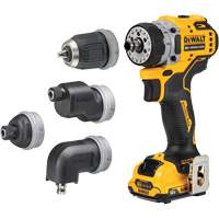 XTREME Brushless Cordless 5-in-1 Drill/Driver Kit, Lithium-Ion, 12 V, 3/8" Chuck Industrial Sales