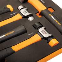 Mixed Hammer Set in Foam Storage Tray, 5 Pieces Industrial Sales