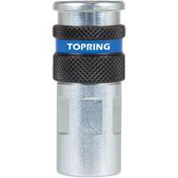 Raccord industriel rapide QUIKSILVER 2, Acier zingu&eacute;, 1/4", NPT femelle, 362 PSI Industrial Sales
