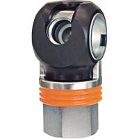 Raccord industriel rapide TOPQUIK SC, Acier nickel&eacute;, 1/2", NPT femelle, 359 PSI Industrial Sales