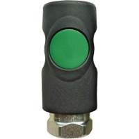 Raccord rapide TOPQUIK S1 Ultraflo 7,8 mm, Composite en polyester/Acier inoxydable, 1/4", NPT femelle, 174 PSI Industrial Sales