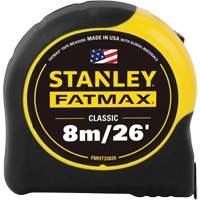 FATMAX&reg; Tape Measure, 1-1/4" x 26'/8 m, Imperial & Metric Graduations Industrial Sales