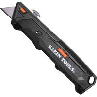 Couteau r&eacute;tractable &agrave; chargement automatique avec magasin de lames double face, Acier, Prise en Plastique Industrial Sales