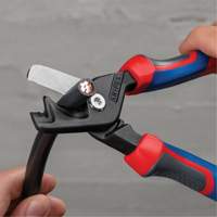 StepCut&reg; XL Cable Shears with KNIPEXTEND Handle, 9" Industrial Sales