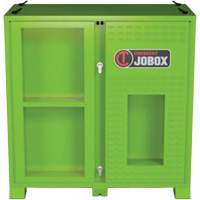 Ventilated Onsite PPE Storage Cabinet, Steel, High-Visibility Lime Green Industrial Sales