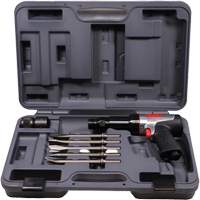 Heavy-Duty Air Hammer with Chisels, 21.8 CFM, 1/4" NPT, 2600 BPM, 3/4" x 3-3/4" (0.0mm x 0.0mm) Industrial Sales