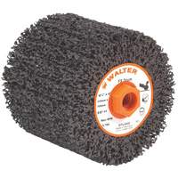 FX Cleaning & Finishing Drum, 4-1/4" Dia. x 4" W, 5/8"-11 Arbor, Coarse Grit Industrial Sales