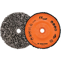 Brosse-boisseau FX, 4-1/2" dia., Oxyde d'aluminium Industrial Sales