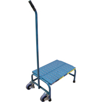 Tilt-N-Roll Step Stands, 1 Step(s), 16" L x 29" W x 12" H, 300 lbs. Capacity Industrial Sales