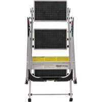 Tilt & Roll Step Stool Ladder, 3 Steps, 34" x 22" x 50.75" High Industrial Sales