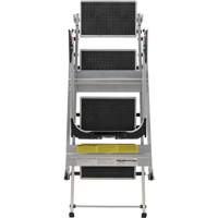Tilt & Roll Step Stool Ladder, 4 Steps, 44.25" x 22.13" x 59" High Industrial Sales