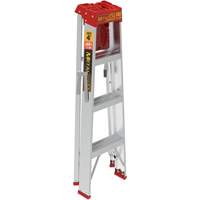 Step Ladder with Paint Tray, 4', Aluminum, 200 lbs. Capacity, Type 3 Industrial Sales