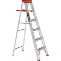Step Ladder with Paint Tray, 6', Aluminum, 200 lbs. Capacity, Type 3 Industrial Sales