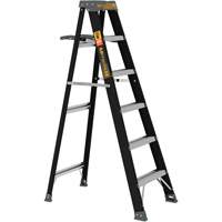Step Ladder with Paint Tray, 6', Fibreglass, 250 lbs. Capacity, Type 1 Industrial Sales