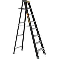Step Ladder with Paint Tray, 8', Fibreglass, 250 lbs. Capacity, Type 1 Industrial Sales