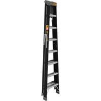 Step Ladder with Paint Tray, 8', Fibreglass, 250 lbs. Capacity, Type 1 Industrial Sales
