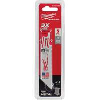 Sawzall&reg; Reciprocating Saw Blades, Bi-Metal, 24 TPI, 4" L x 3/4" W Industrial Sales