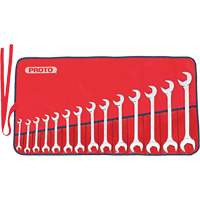 Full Polish Angle Wrench Set, Open-Ended, 14 Pieces, Imperial Industrial Sales
