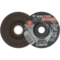 Meule combin&eacute;e HP Combo &agrave; moyeu d&eacute;port&eacute;, 4" x 1/8", Arbre de 5/8", Type 27 Industrial Sales