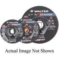 Meule XCAVATOR, 4-1/2" x 1/4", Arbre 5/8"-11, Zirconium, Type 27 Industrial Sales