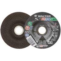 Meule FLEXCUT, 4-1/2", 36 Grain, Oxyde d'aluminium, 7/8", 13 300 Tr/min, Type 29 Industrial Sales