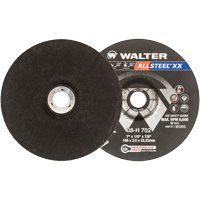 Meules &agrave; moyeu d&eacute;port&eacute; ALLSTEEL XX, 7" x 1/8", Arbre 7/8", Type 27 Industrial Sales