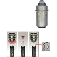 Mini&reg; Flashlights, LED, 97 Lumens, AA Batteries Industrial Sales