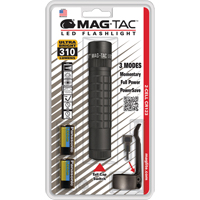 Mag-Tac Tactical Flashlights, LED, 310 Lumens, CR123 Batteries Industrial Sales
