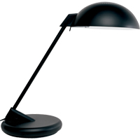 Desk Lamp, 100 W, Incandescent, Black Industrial Sales