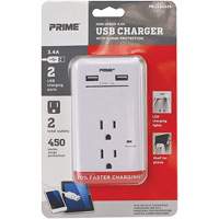 Prime&reg; USB Charger with Surge Protector Industrial Sales