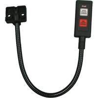 LED Gooseneck Maplight, 1 W, LED, 12" Neck, Black Industrial Sales