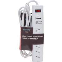 USB Charging Surge Protector, 6 Outlets, 1200 J, 1875 W, 6' Cord Industrial Sales