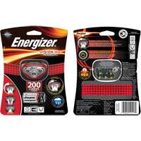 Lampe frontale Vision, DEL, 200 lumens, 8,5 hres de fonctionnement, piles AAA Industrial Sales