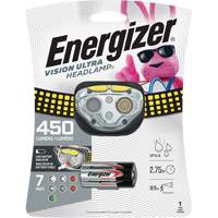 Lampe frontale industrielle Vision Ultra, DEL, 450 lumens, 2 hres de fonctionnement, piles AAA Industrial Sales