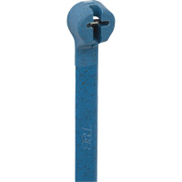 Attache-c&acirc;ble d&eacute;tectable, Longueur 7-4/13", R&eacute;sistance &agrave; la traction 50 lb, Bleu Industrial Sales
