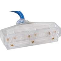 TPE-Rubber Extension Cord with Light Indicator, All-Weather, SJEOW, 14/3 AWG, 15 A, 3 Outlet(s), 25' Industrial Sales