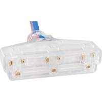 TPE-Rubber Extension Cord with Light Indicator, All-Weather, SJEOW, 12/3 AWG, 15 A, 3 Outlet(s), 25' Industrial Sales