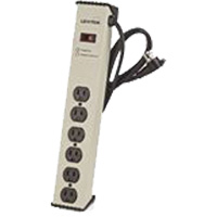 Surge Protector Strip, 6 Outlets, 900 J, 1500 W, 6' Cord Industrial Sales